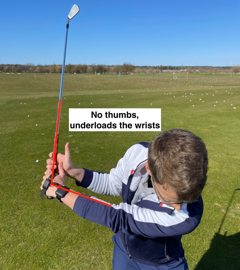Underload The Wrists with No Thumbs Drill