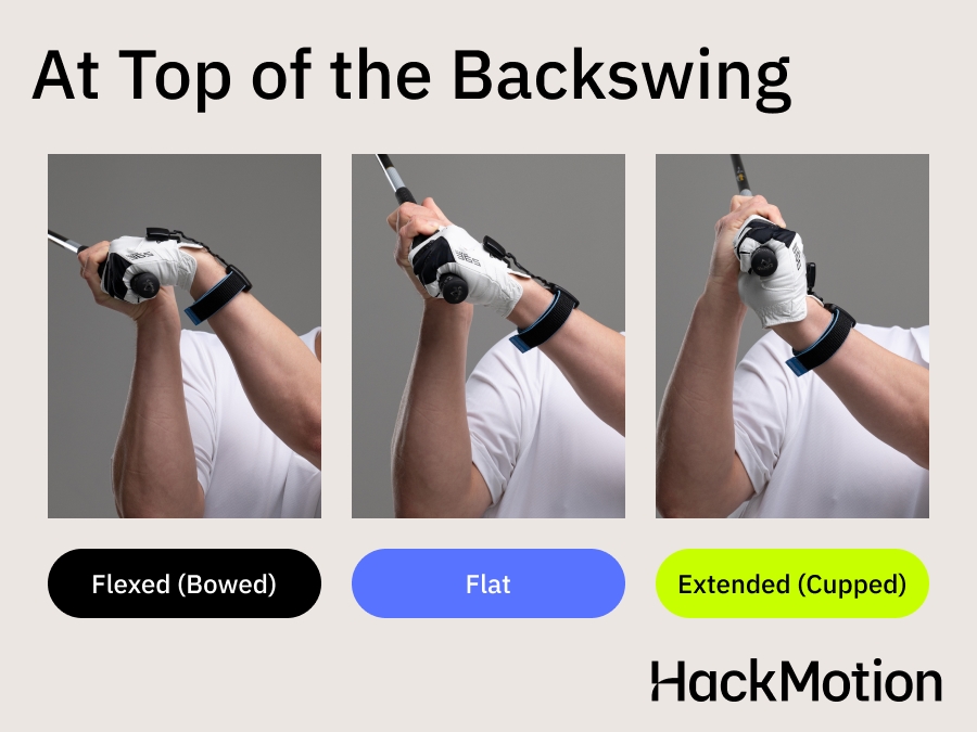 wrist positions at the top of the backswing in golf